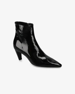Donna Premiata Stivaletti Cher con tacco twiga nero