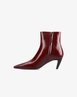 Donna Premiata Stivaletti Cher con tacco mousse bordeaux