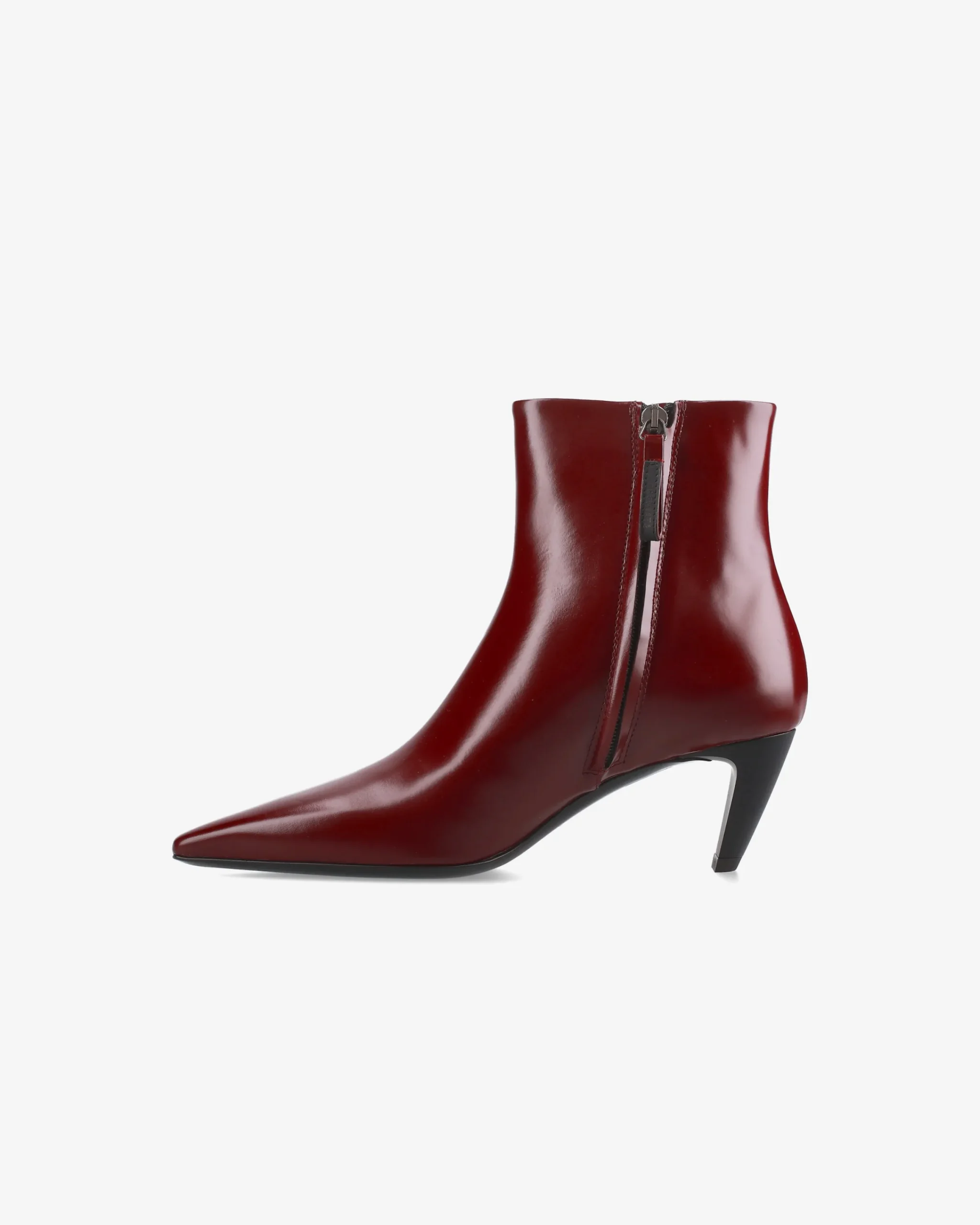 Donna Premiata Stivaletti Cher con tacco mousse bordeaux