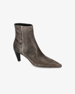 Donna Premiata Stivaletti Cher con tacco old moro