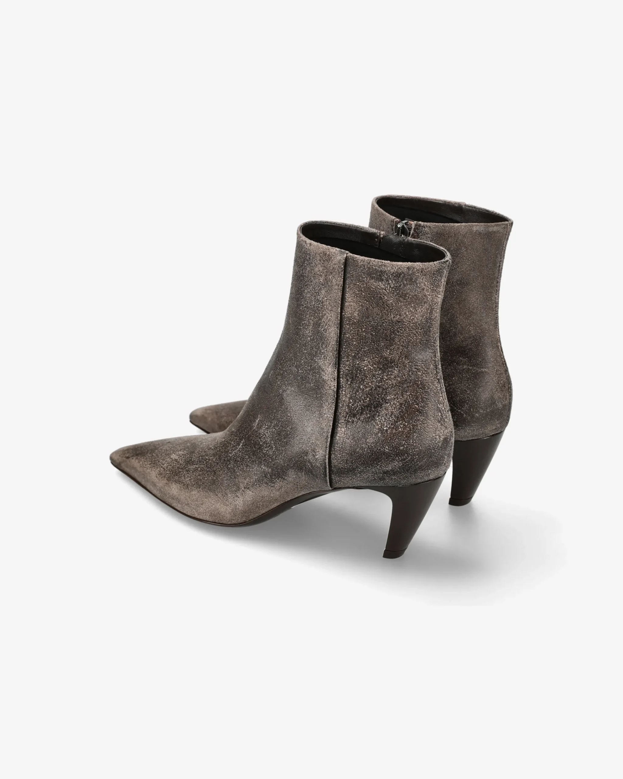 Donna Premiata Stivaletti Cher con tacco old moro