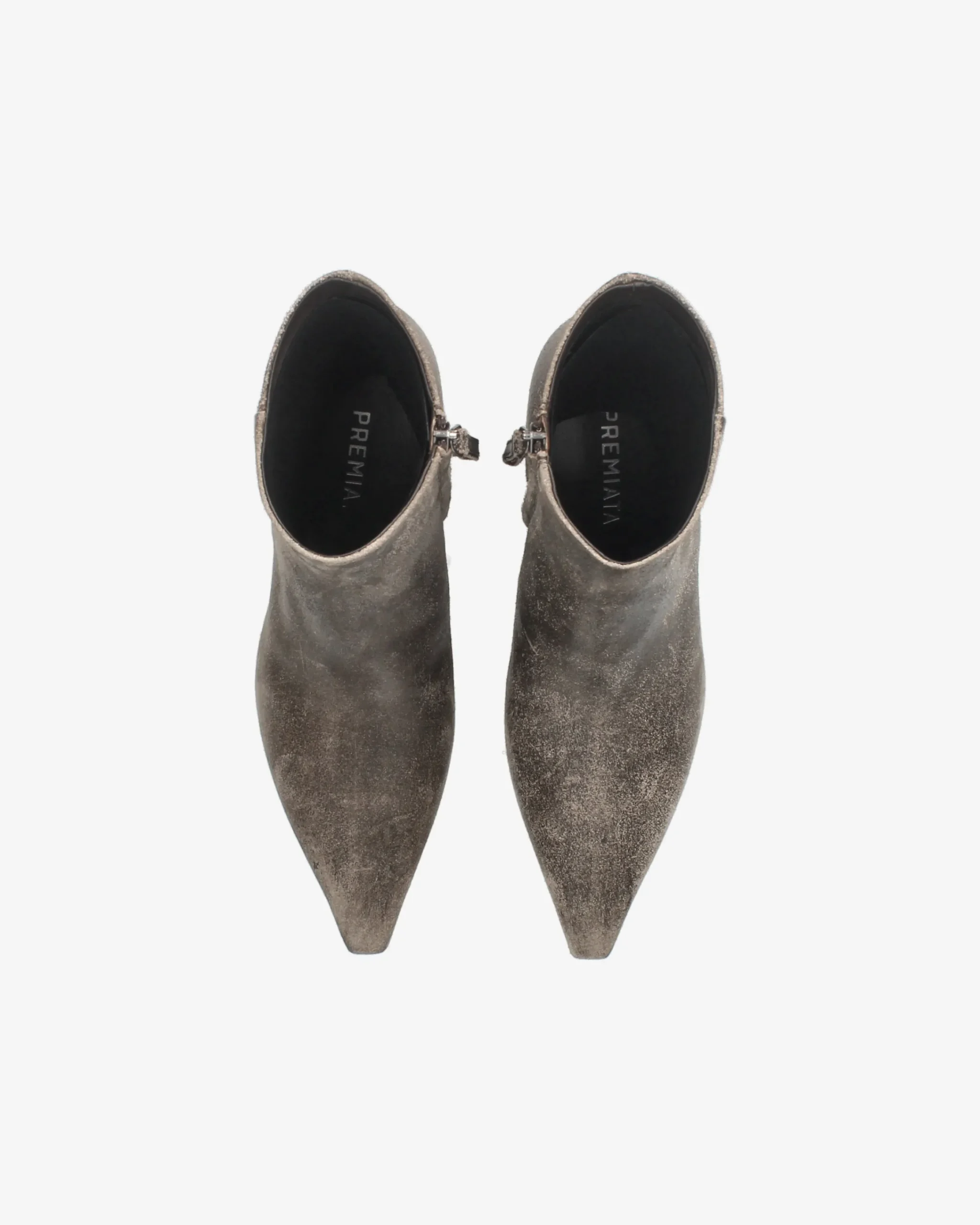 Donna Premiata Stivaletti Cher con tacco old moro