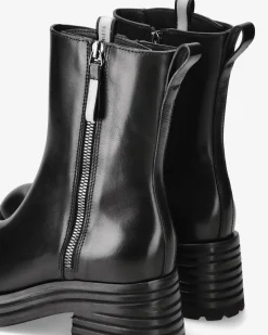 Donna Premiata Stivaletti Heidi in pelle ranch nero
