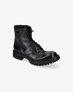 Uomo Premiata Stivaletti in pelle chetta brass nero