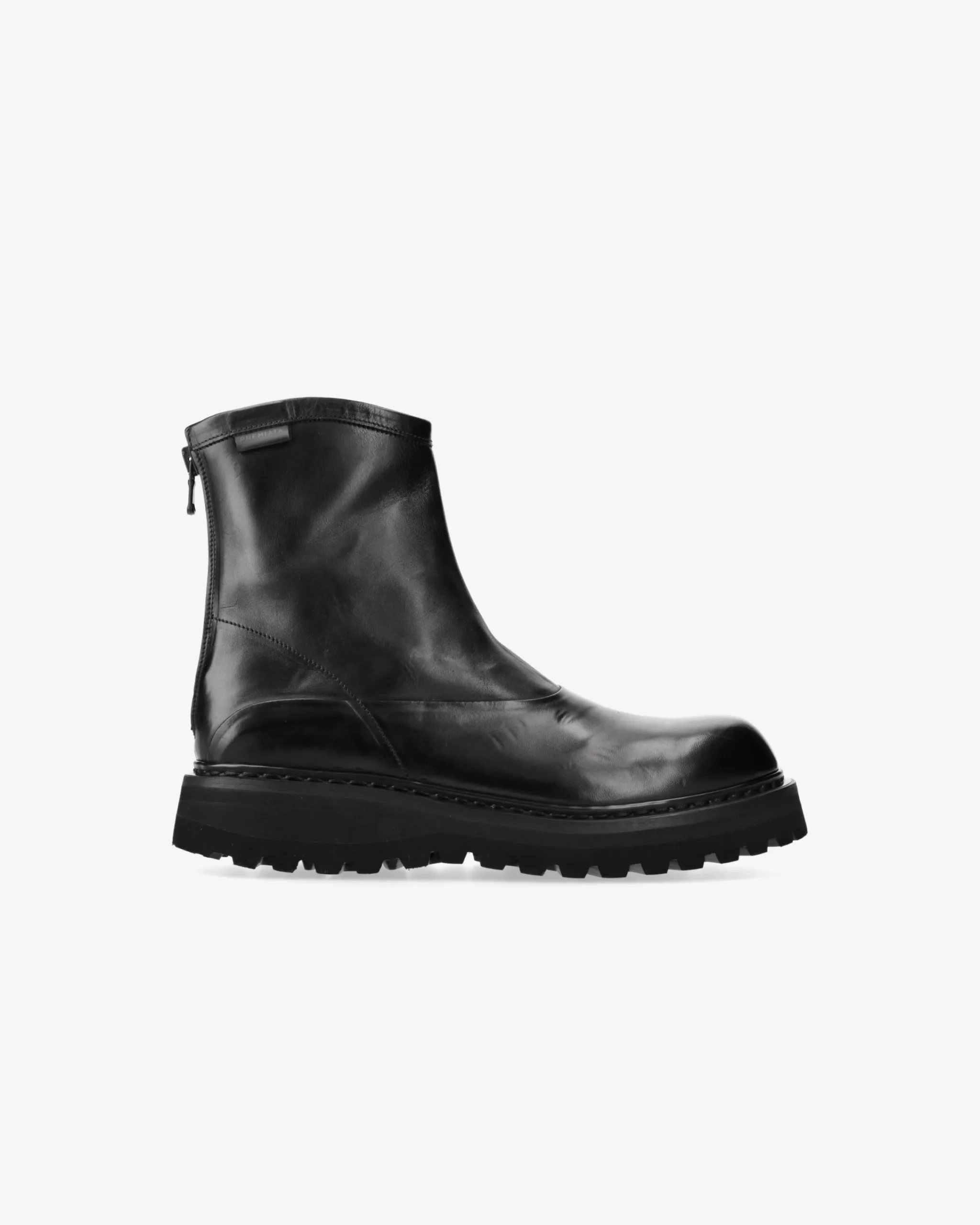Uomo Premiata Stivaletti in pelle di cavallo lux nero