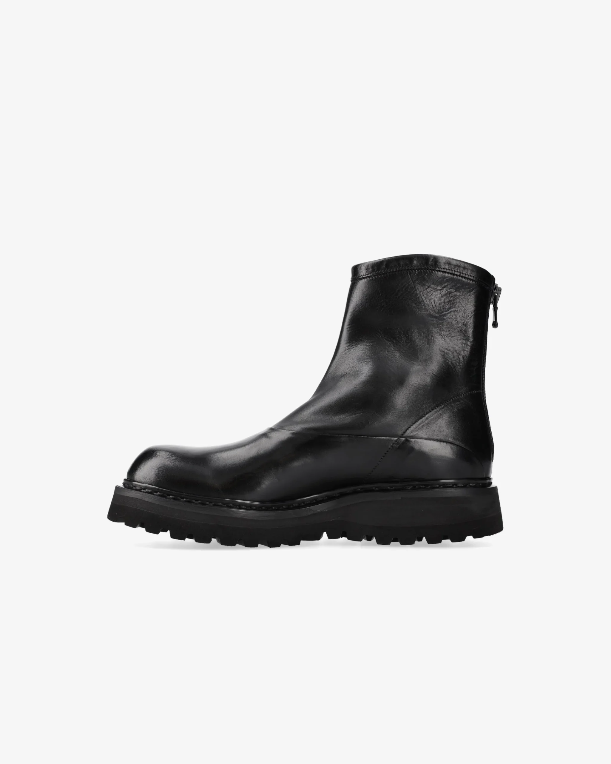 Uomo Premiata Stivaletti in pelle di cavallo lux nero