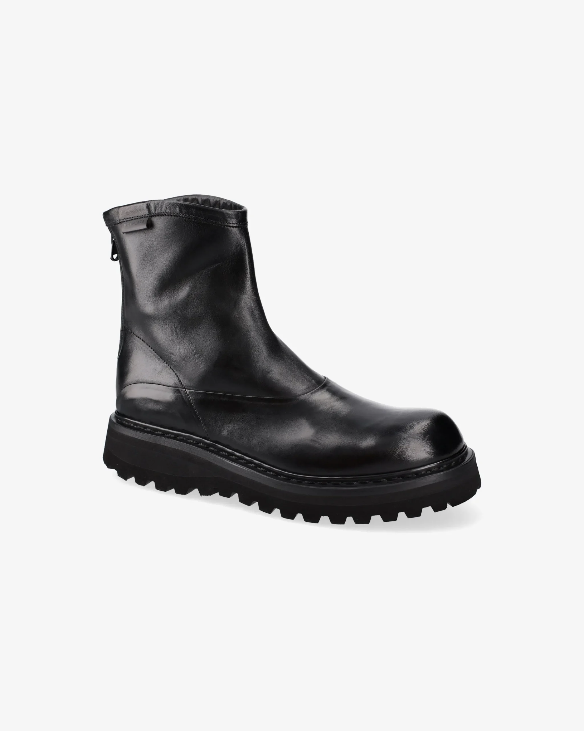 Uomo Premiata Stivaletti in pelle di cavallo lux nero