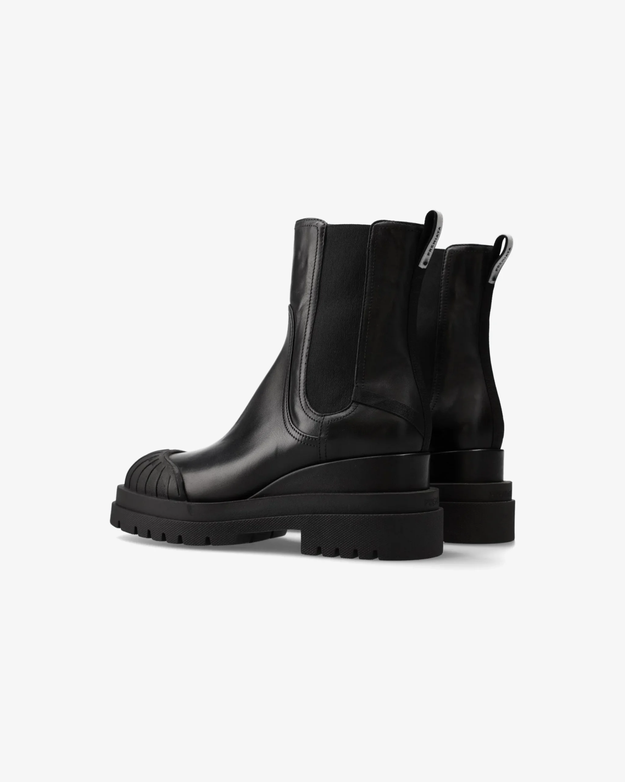 Donna Premiata Stivaletti Jiro in vitello gaucho nero