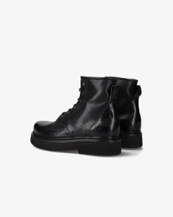 Uomo Premiata Stivaletti Max in pelle lux nero