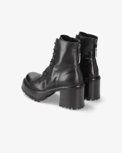 Donna Premiata Stivaletti McQueen in vitello gaucho nero