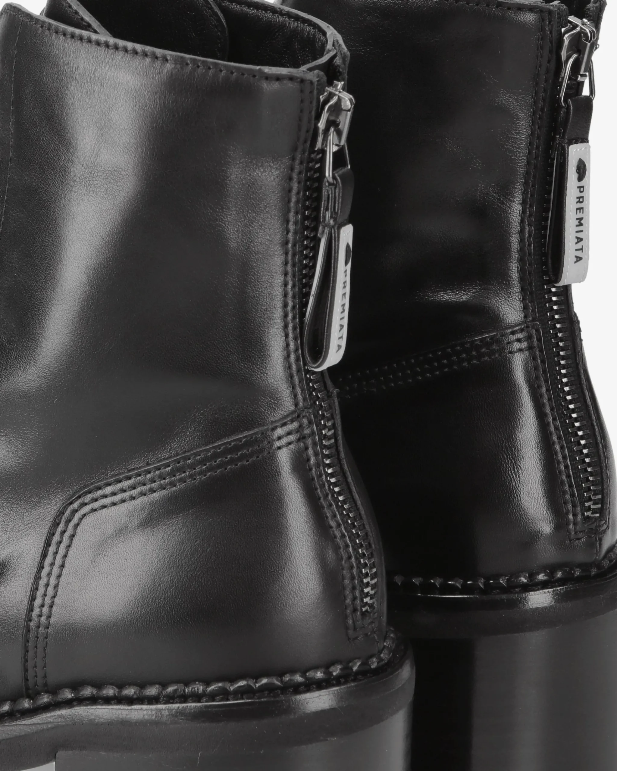 Donna Premiata Stivaletti McQueen in vitello gaucho nero