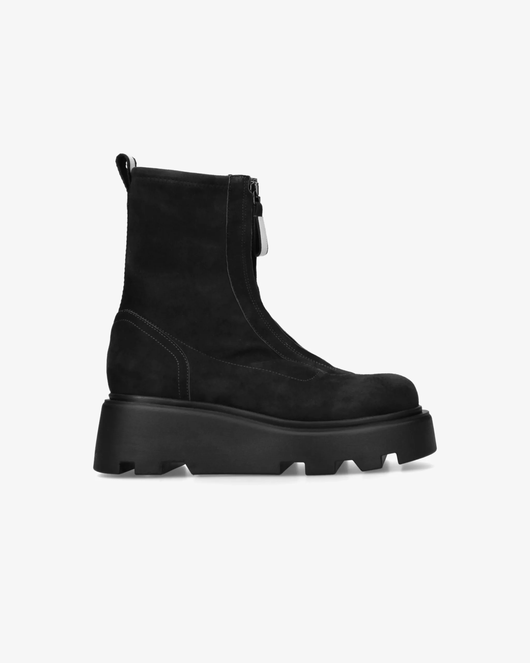 Donna Premiata Stivaletti Peg in camoscio nero