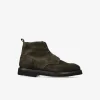 Uomo Premiata Stivaletti stringati in camoscio rain olive