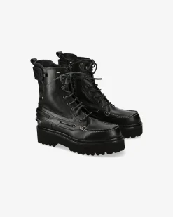 Donna Premiata Stivaletto Trilly in vitello iseo nero