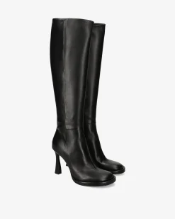 Donna Premiata Stivali Sole in nappa neri