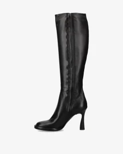 Donna Premiata Stivali Sole in nappa neri