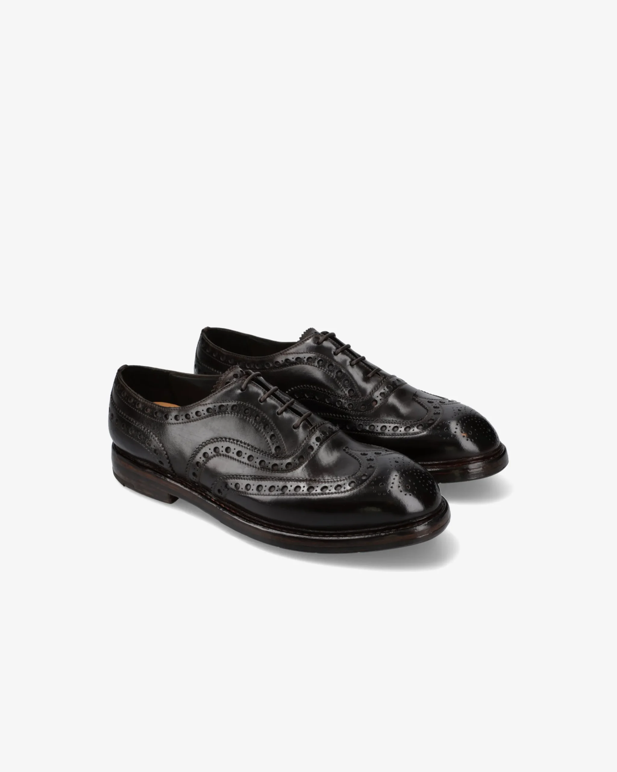 Uomo Premiata Stringata Brogue king brass chestunt