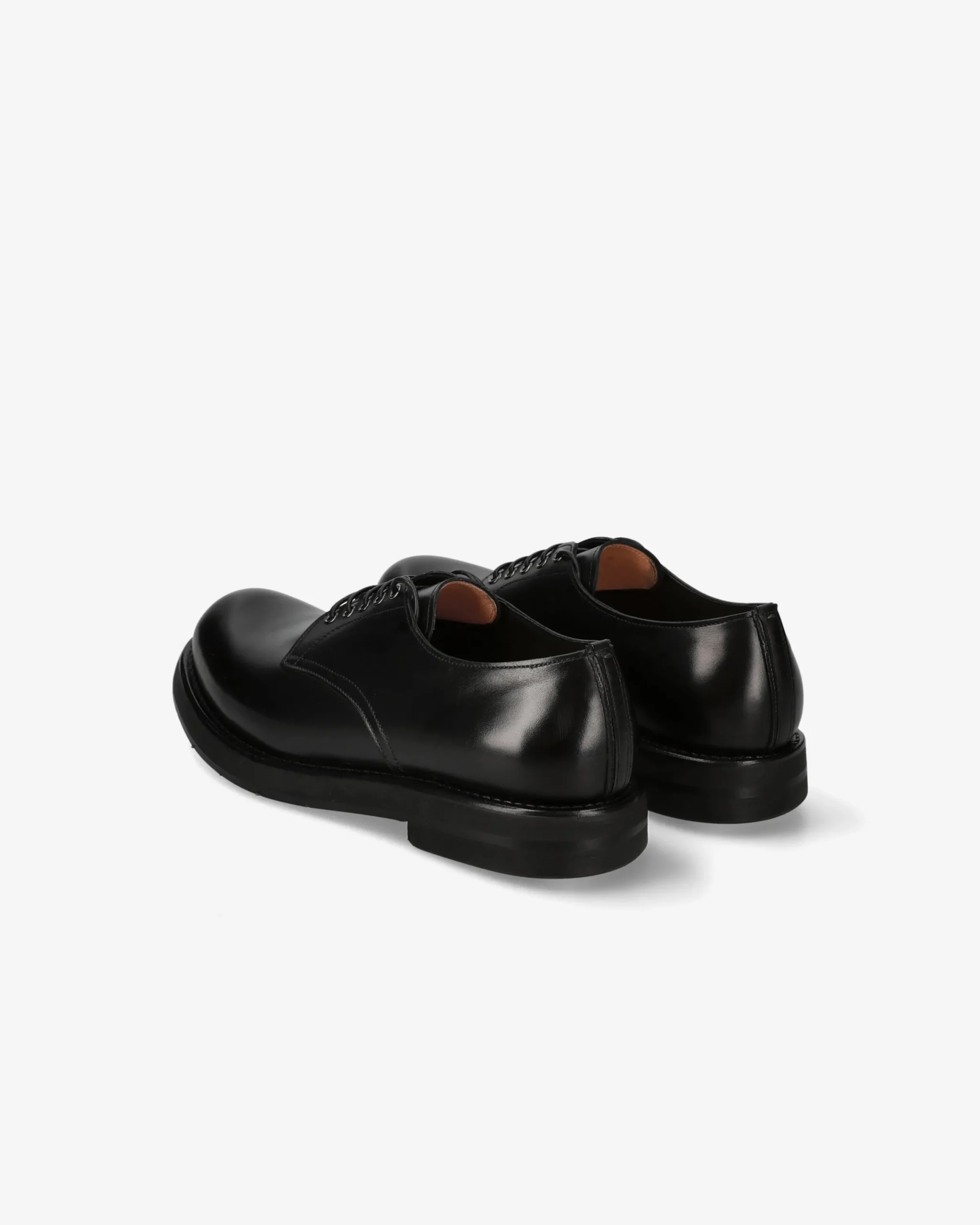 Uomo Premiata Stringata in vitello box nero