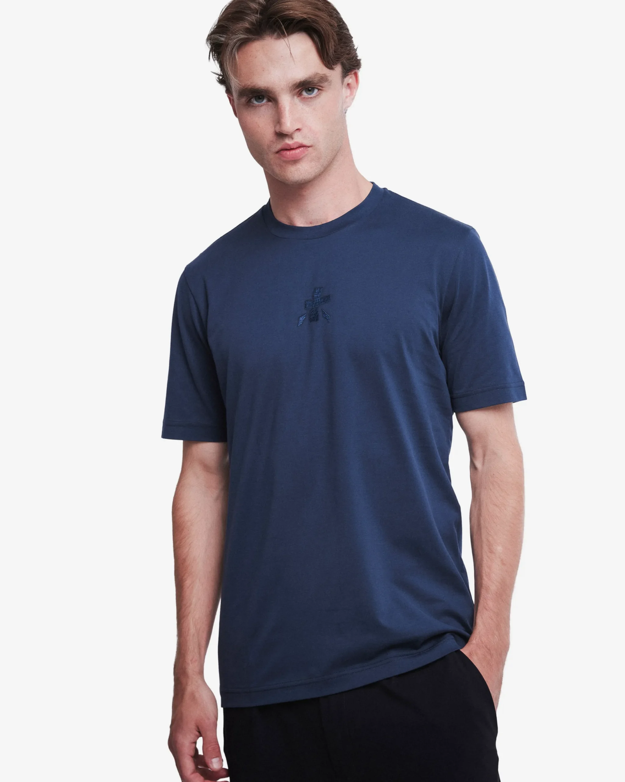 Uomo Premiata T-shirt in cotone con logo centrale