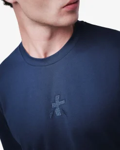 Uomo Premiata T-shirt in cotone con logo centrale